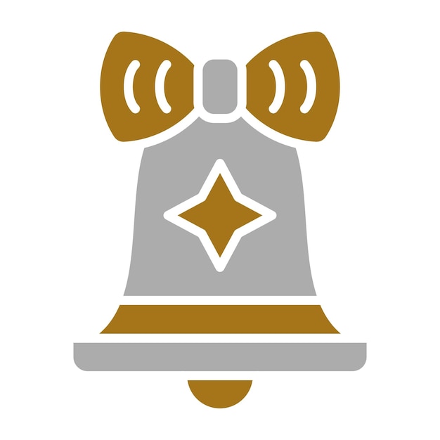 Estilo del icono de la campana de cumpleaños
