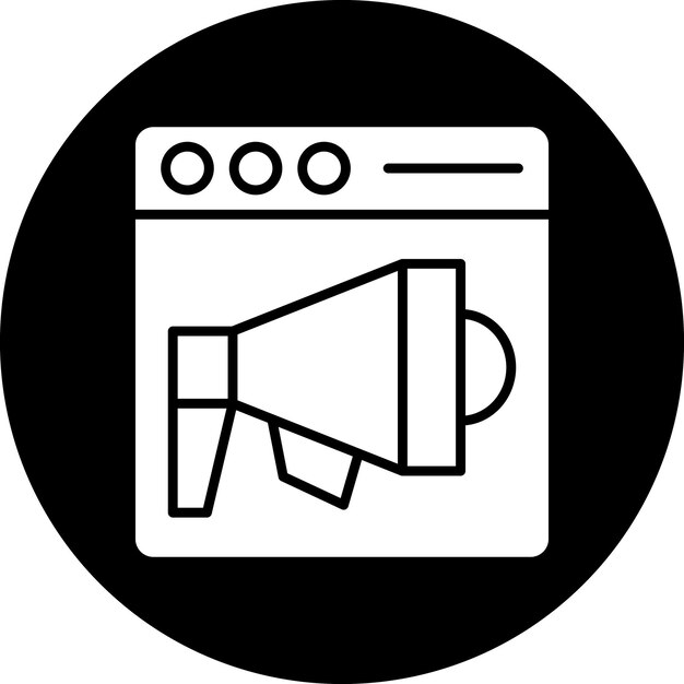 Estilo de icono de la campaña de diseño vectorial