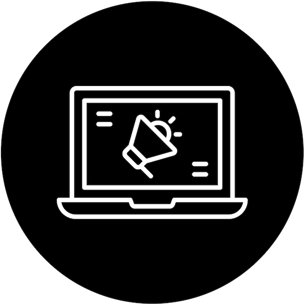 Estilo de icono de la campaña de diseño vectorial