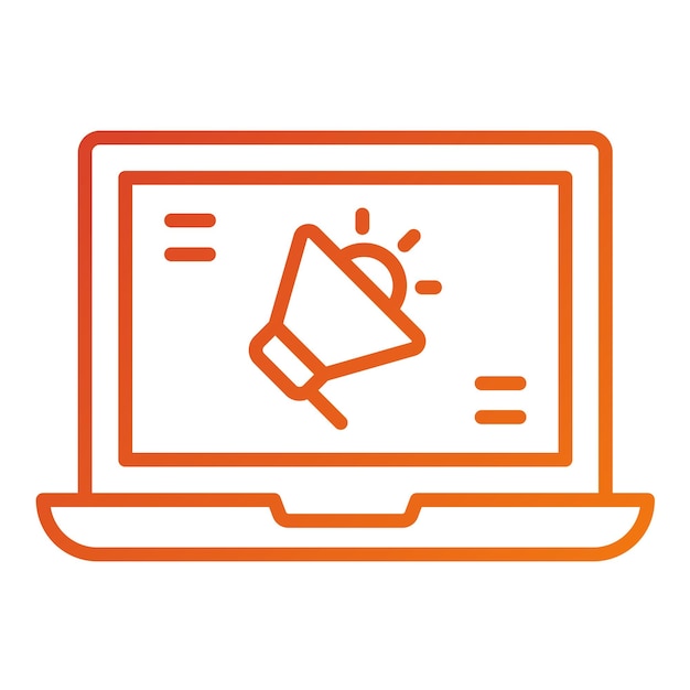 Estilo de icono de la campaña de diseño vectorial