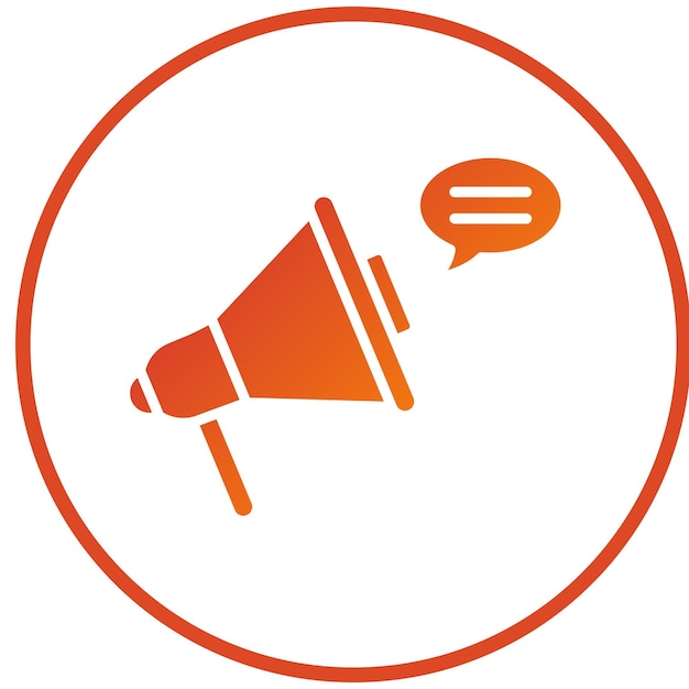 Estilo de icono de la campaña de diseño vectorial