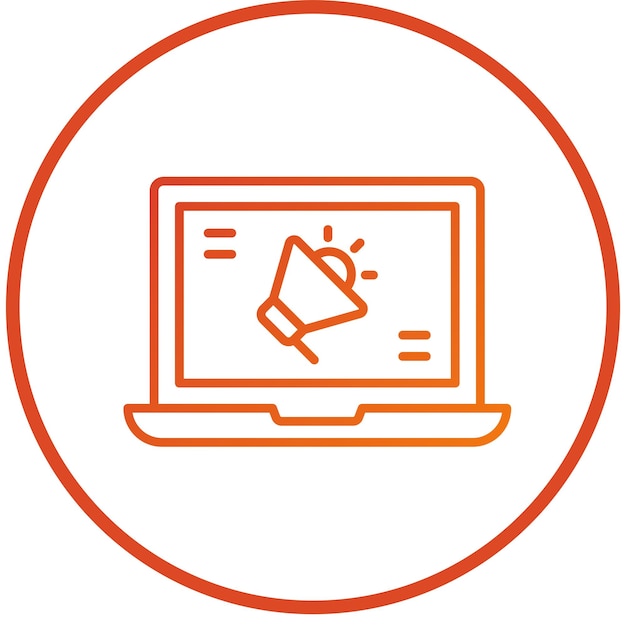 Estilo de icono de la campaña de diseño vectorial