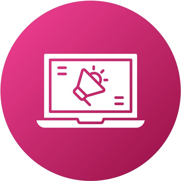 Estilo de icono de la campaña de diseño vectorial