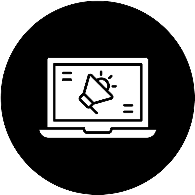 Estilo de icono de la campaña de diseño vectorial