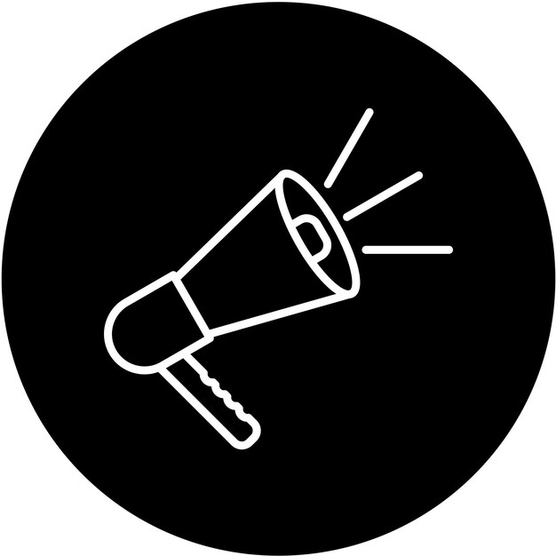 Estilo del icono de la campaña publicitaria