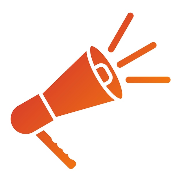 Estilo del icono de la campaña publicitaria