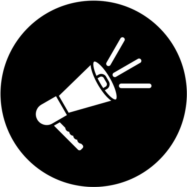 Estilo del icono de la campaña publicitaria