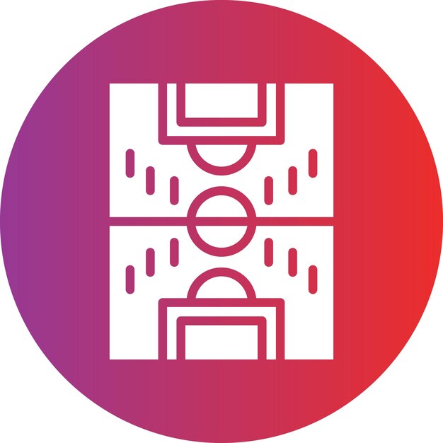 Estilo del icono del campo de fútbol