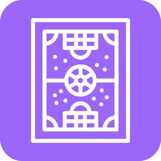 Estilo del icono del campo de fútbol