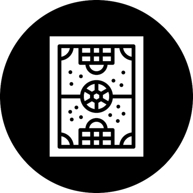 Estilo del icono del campo de fútbol