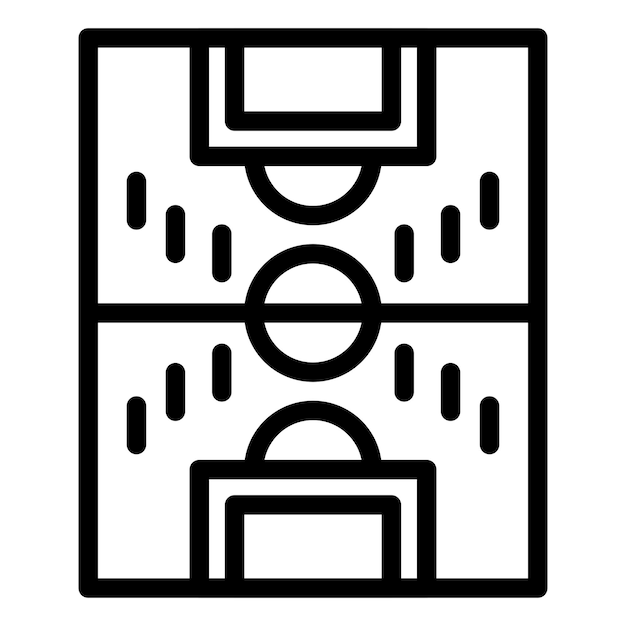 Estilo del icono del campo de fútbol