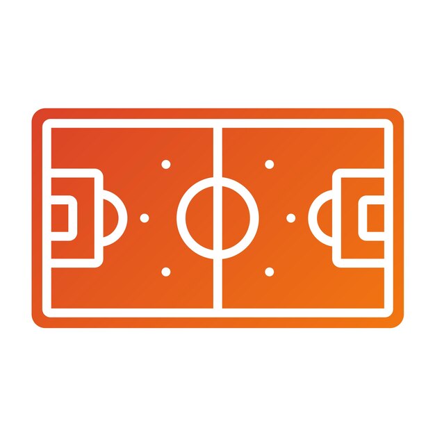 Estilo del icono del campo de fútbol