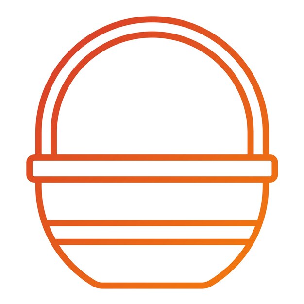 Estilo del icono de la canasta