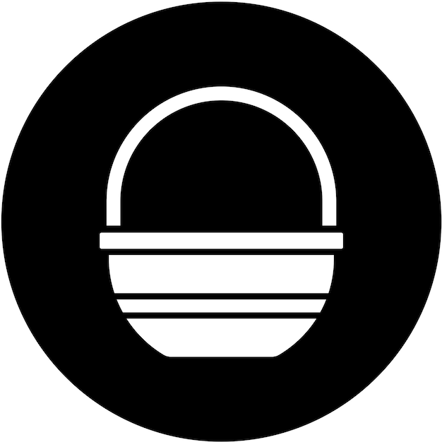 Estilo del icono de la canasta