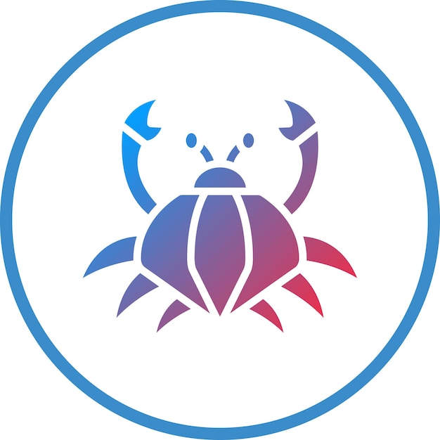 Estilo del icono del cangrejo