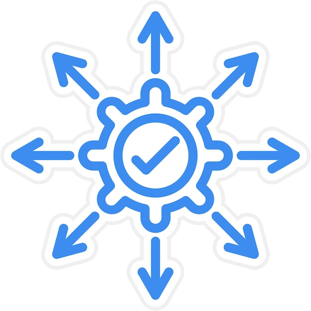 Estilo del icono de la capacidad del diseño vectorial