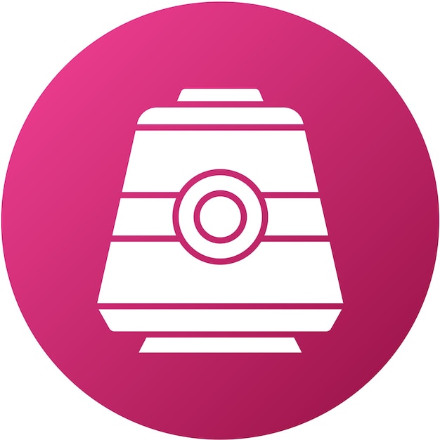 Estilo del icono de la cápsula espacial de diseño vectorial