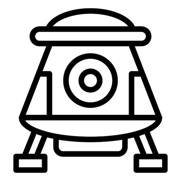 Estilo del icono de la cápsula espacial