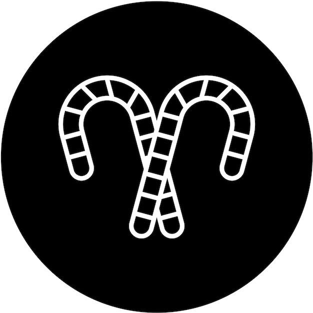 Estilo del icono del caramelo