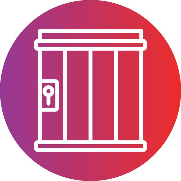 Estilo del icono de la cárcel