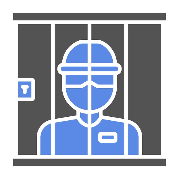 Estilo del icono de la cárcel