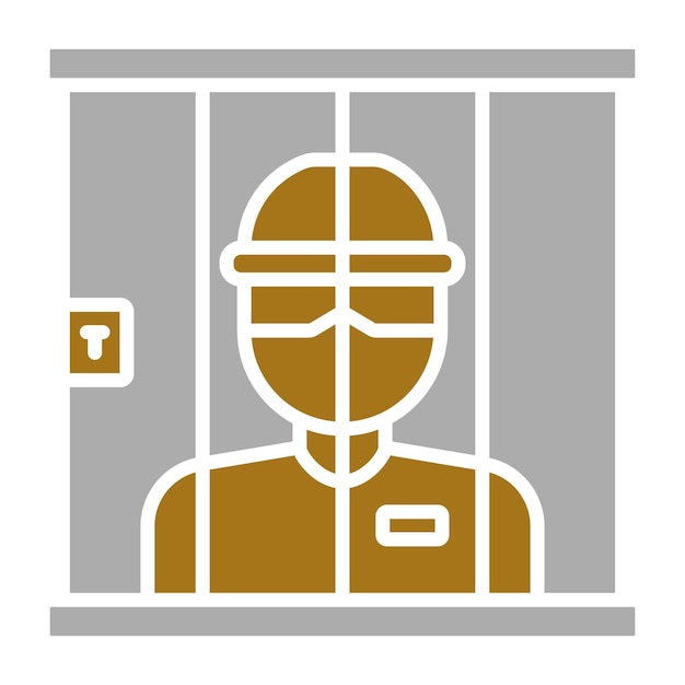 Estilo del icono de la cárcel