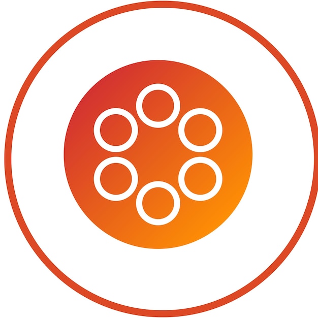 Estilo del icono de carga del disco de diseño vectorial