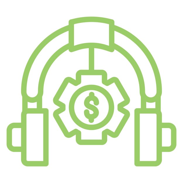 Estilo del icono de carga del servicio de diseño vectorial