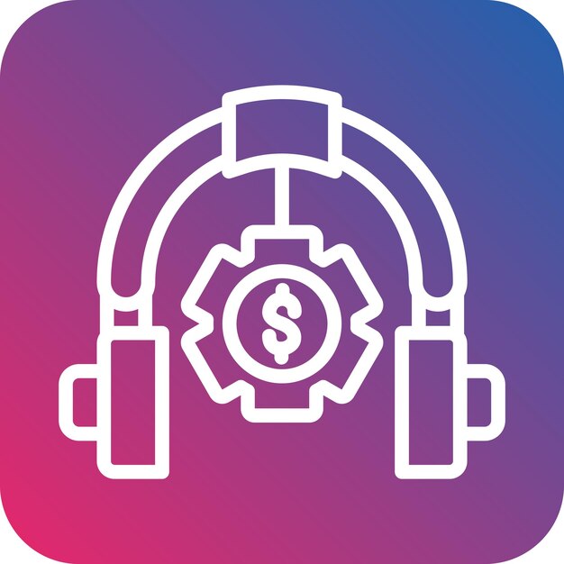 Estilo del icono de carga del servicio de diseño vectorial