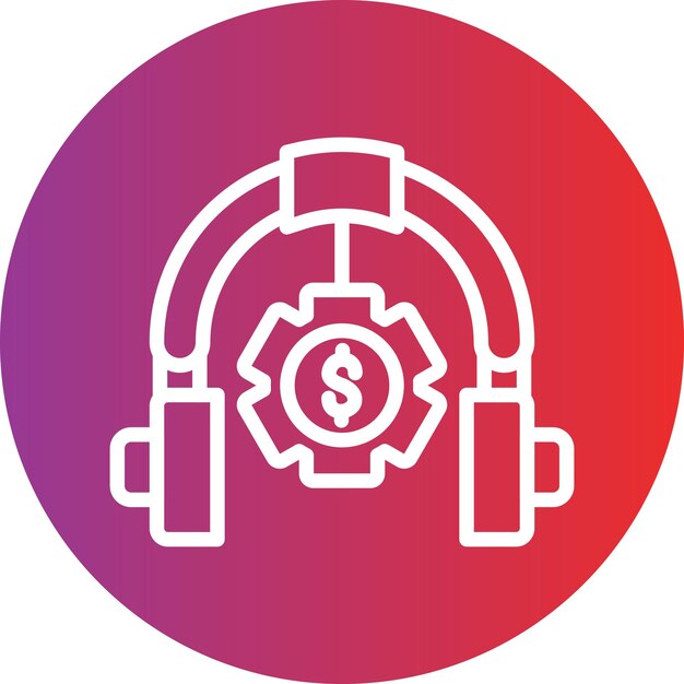Estilo del icono de carga del servicio de diseño vectorial