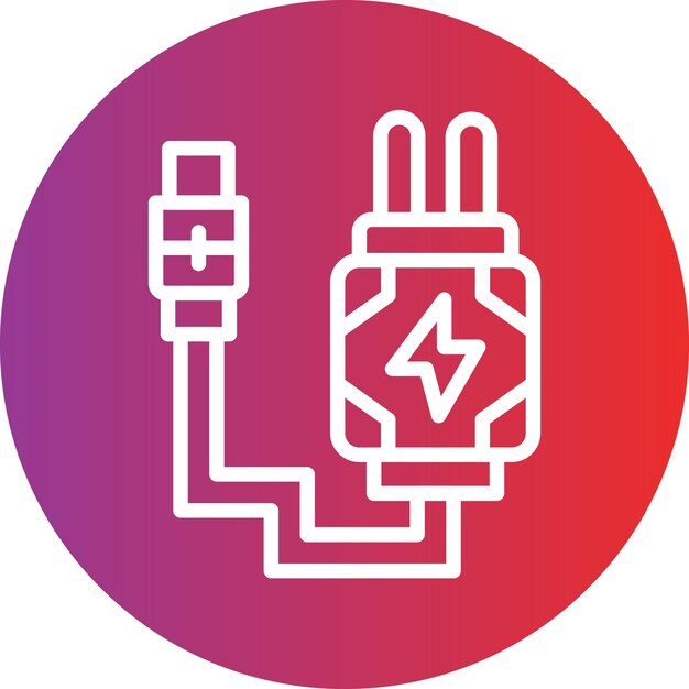 Estilo del icono del cargador de diseño vectorial