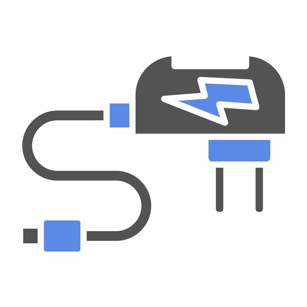 Estilo del icono del cargador de diseño vectorial