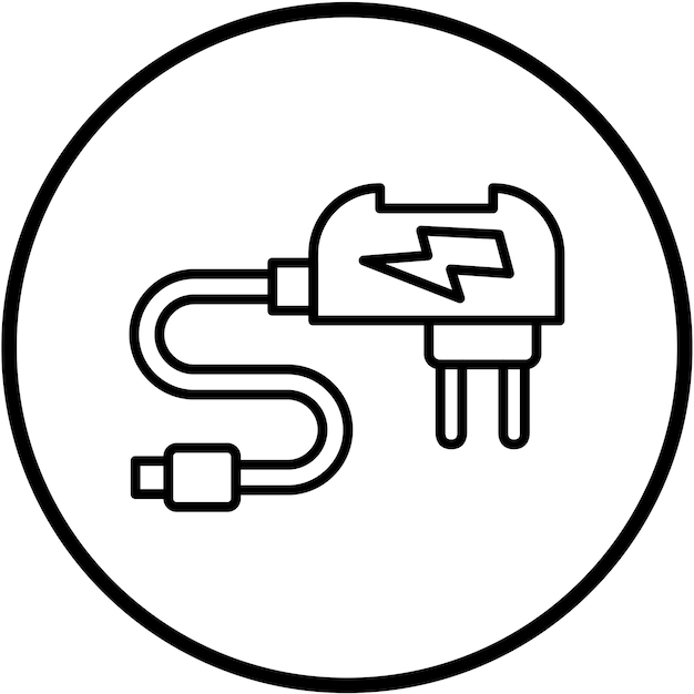 Estilo del icono del cargador de diseño vectorial