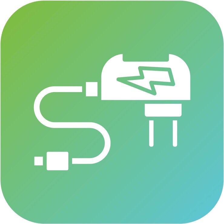 Vector estilo del icono del cargador de diseño vectorial