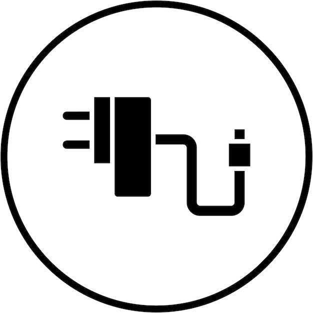Estilo del icono del cargador de diseño vectorial