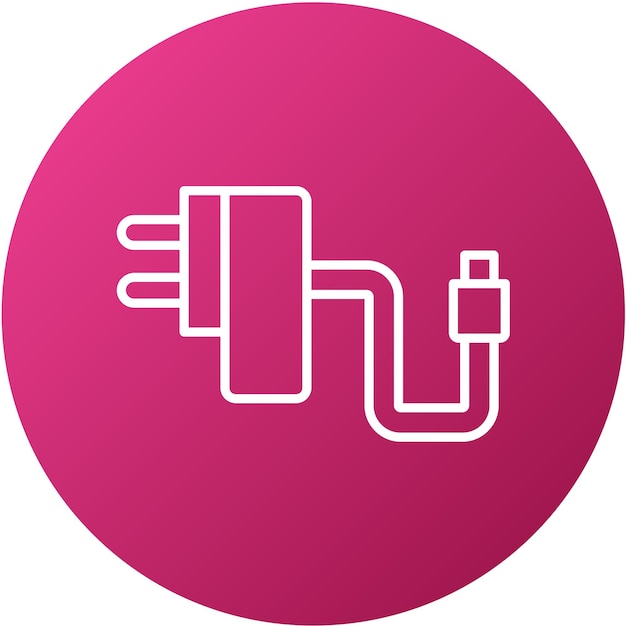 Estilo del icono del cargador de diseño vectorial