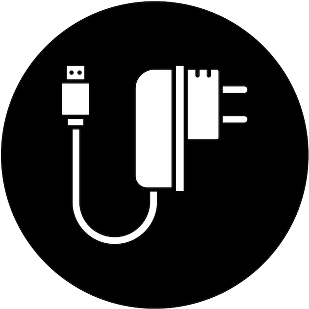 Estilo del icono del cargador de diseño vectorial