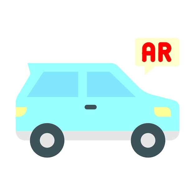 El estilo del icono de las carreras Ar