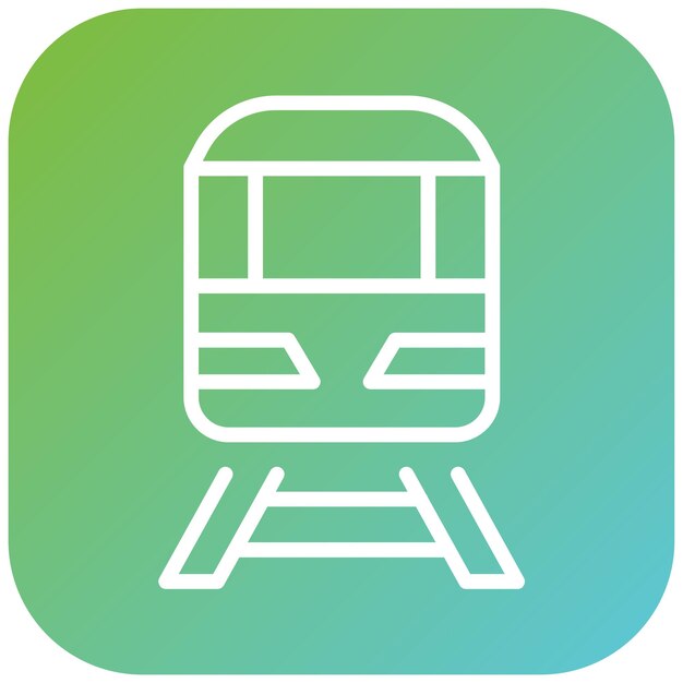 Estilo del icono del carril de diseño vectorial