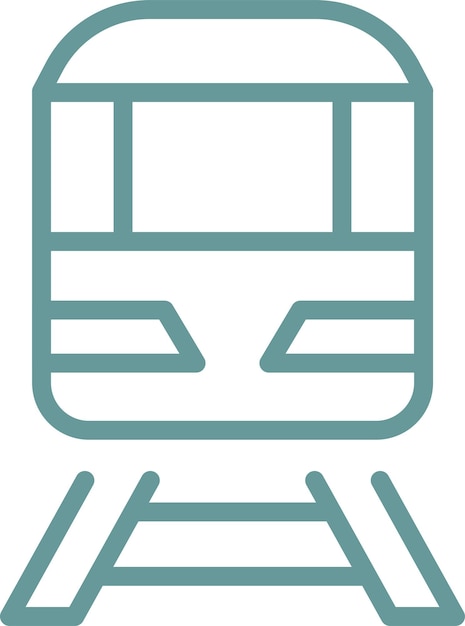Estilo del icono del carril de diseño vectorial