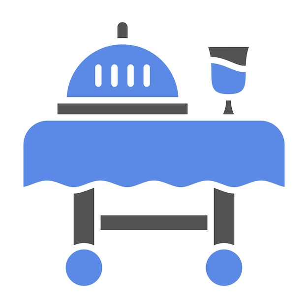 Estilo del icono del carrito de servicio