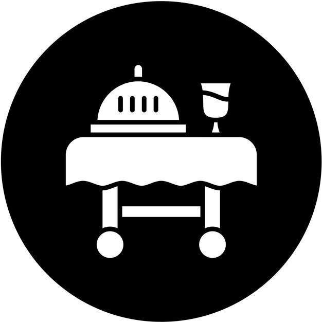 Estilo del icono del carrito de servicio