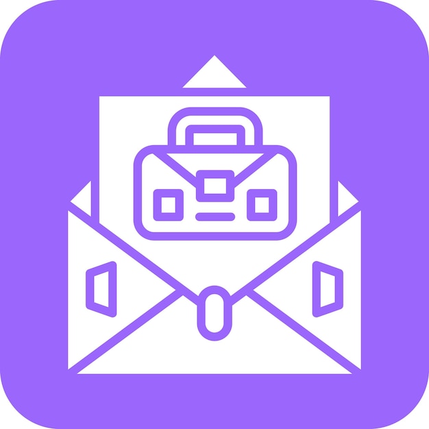 Estilo del icono de la carta de portada