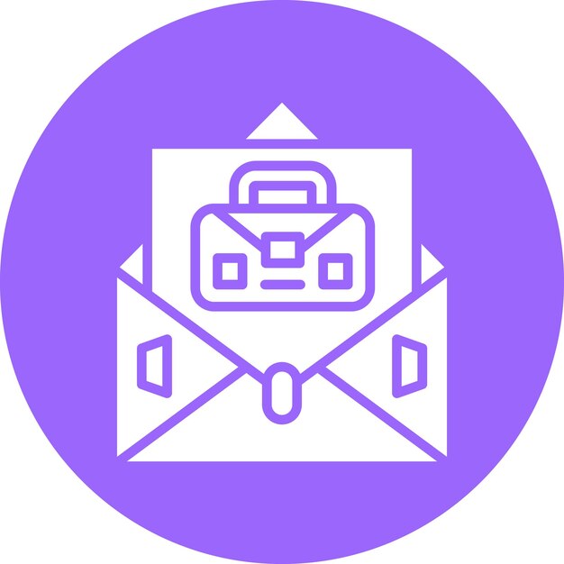 Estilo del icono de la carta de portada