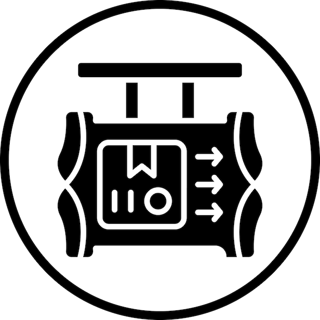 Estilo de icono de cartel de diseño vectorial