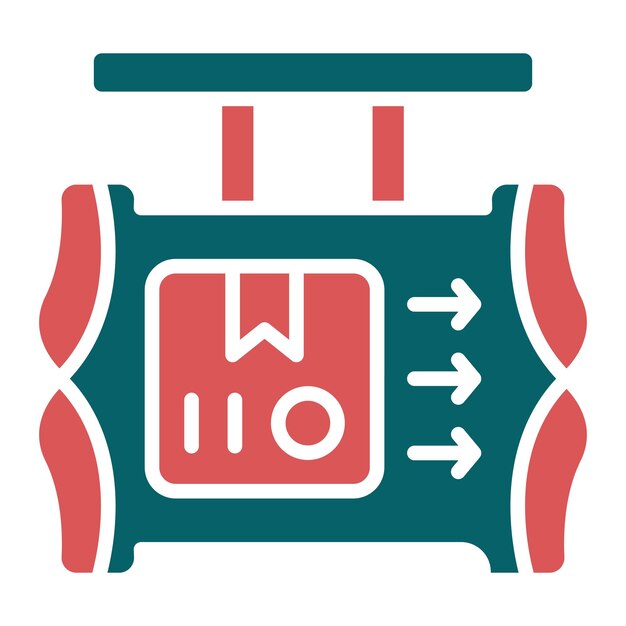 Estilo de icono de cartel de diseño vectorial
