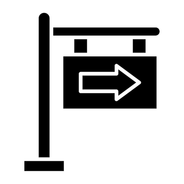 Estilo de icono de cartel de diseño vectorial