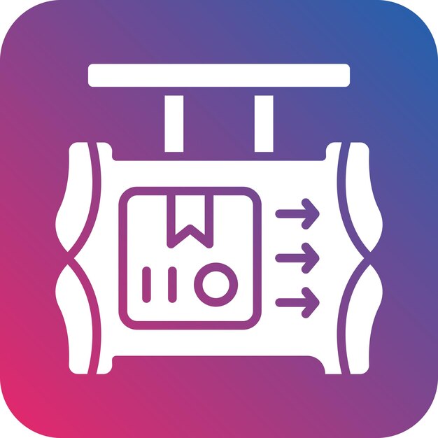 Estilo de icono de cartel de diseño vectorial