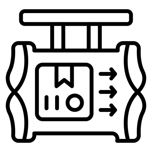 Estilo de icono de cartel de diseño vectorial