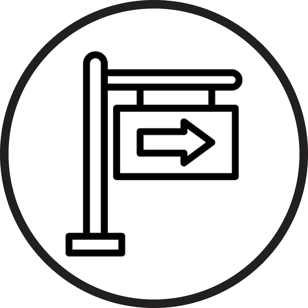 Estilo de icono de cartel de diseño vectorial